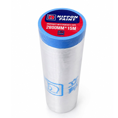 Nippon Paint 2800MM X 15M DROPSHEET WITH PAINTERS TAPE